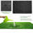 Premium Artificial Turf Mat With Drainage Holes. Thick Fake Grass With Rubber Backing, Ideal For Indoor/Outdoor Pet Areas, Garden, Lawn, Patio & Balcony Decor(Grass Height 0.6 Inches/1.5Cm)-1539924015