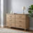 Farmhouse 6 Drawers Dresser For Bedroom (light Oak)-471371142