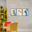 «Vivid Plumage Bird Portraits», ensemble de 3 giclées encadrées par Hannah Dawson-1104050090-1104050088