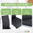 Modern Channel-Tufted Faux Leather Upholstered Cantilever Dining Chair-1404595804-1404595777