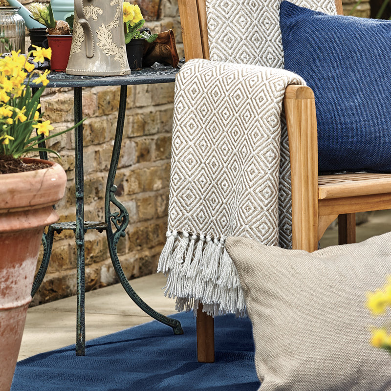 Stauton Throw Blanket, Natural