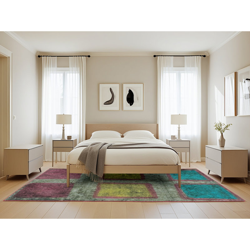 Abstract Indoor Rug, Rectangle 5' x 8'