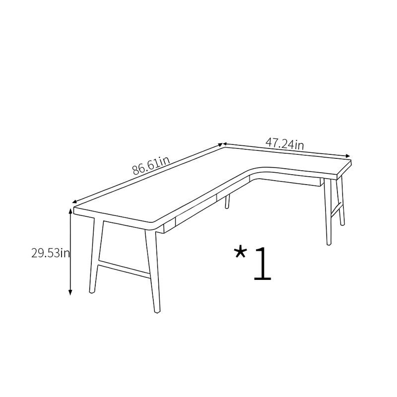 Bufford, 29.53" H x 86.61" W x 47.24" D