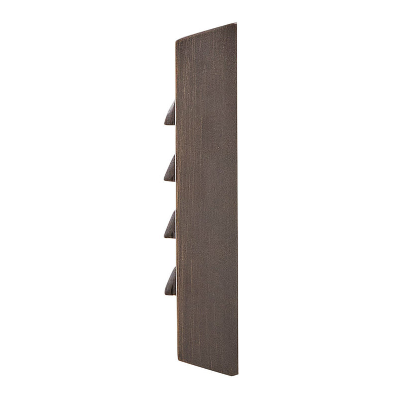 Louvered LED Step Light, Matte Bronze