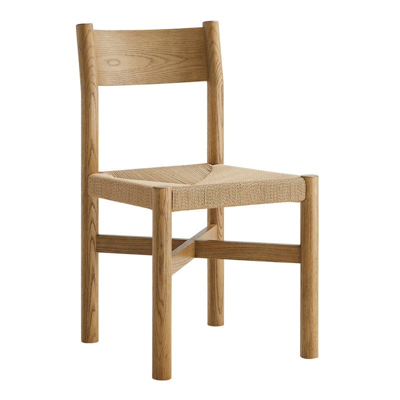 Chaise d'appoint en bois de chêne Sharna, Weathered Oak, Weathered Oak, Weathered Oak
