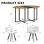 Ensemble de table de salle à manger 7 pièces Modern Modern