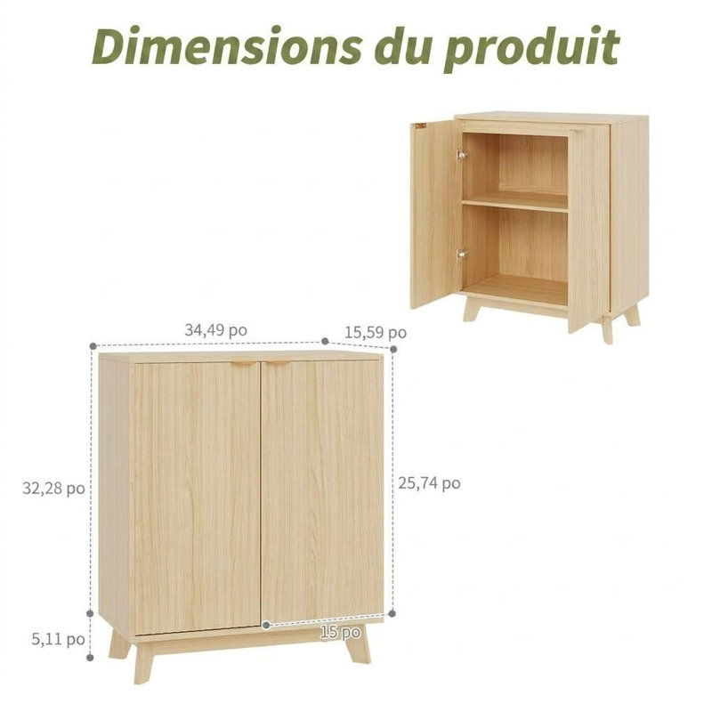 87.6cm Sideboard