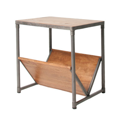 Reclaimed Wood Magazine Rack