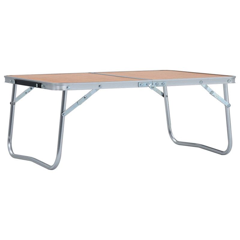 Gillsville 60cm Rectangular Folding Table, Brown
