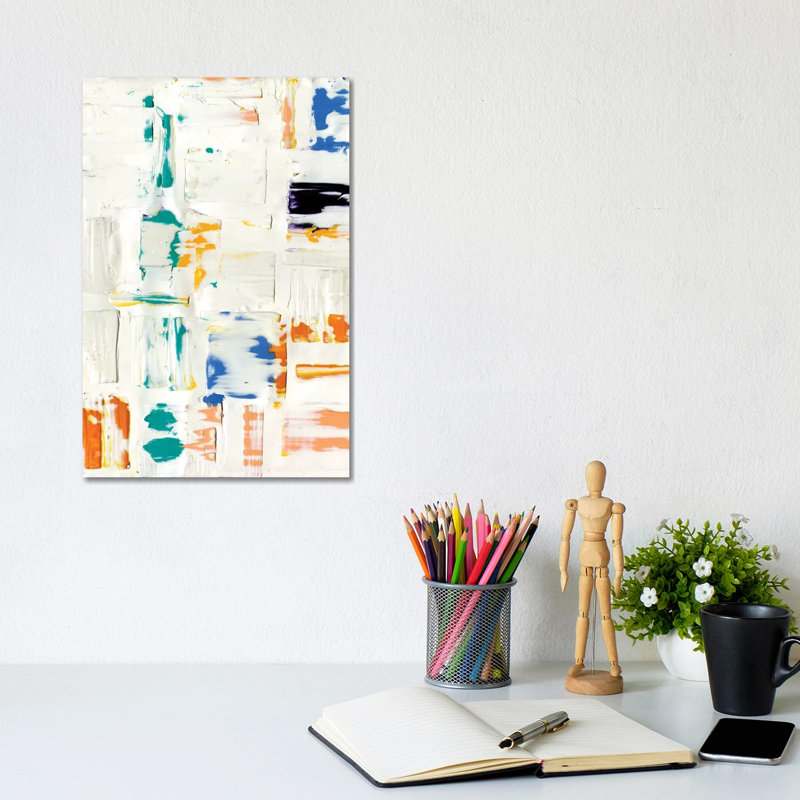 Basket Weave II by Alicia Ludwig - Wrapped Canvas Painting, 20.32 cm H x 30.48 cm W
