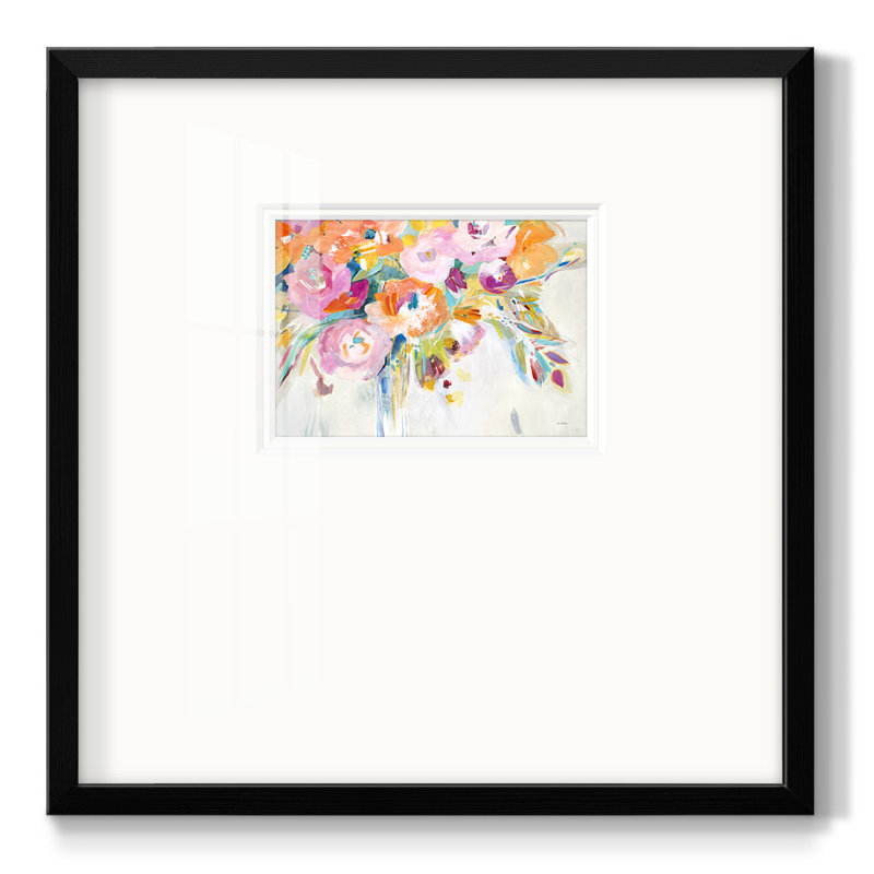 Print, 21" H x 21" W x 1.25" D, Black Framed Paper