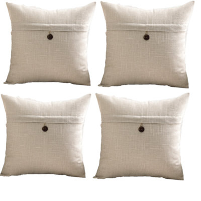 Housses de coussin rétro à un bouton