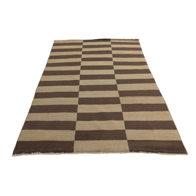 5'2 x 7'11 Perkins Light Brown and Brown Rug