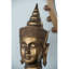 Tête de statue de Bouddha 6,3 x 7,5 x 14,2 po