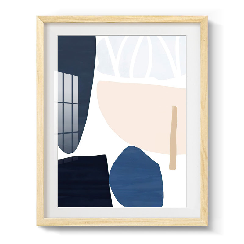 DenimAndSandIPremiumGalleryWrappedCanvas-Framed Print, Natural, 25.5" H x 17.5" W