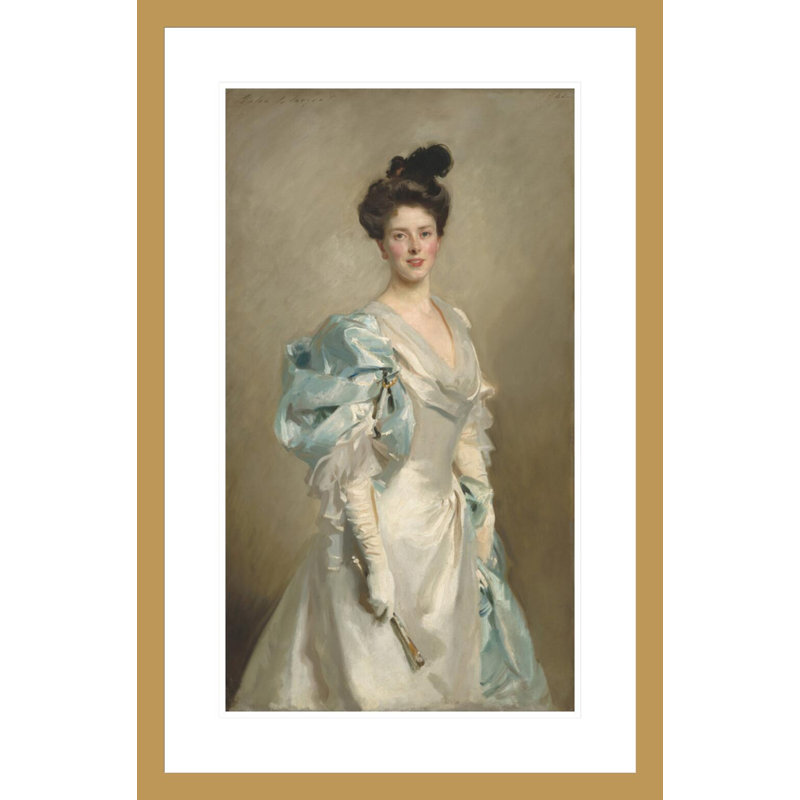 Mary Crowninshield Endicott Chamberlain (Mme Joseph Chamberlain), John Singer Sargent, impression giclée encadrée
