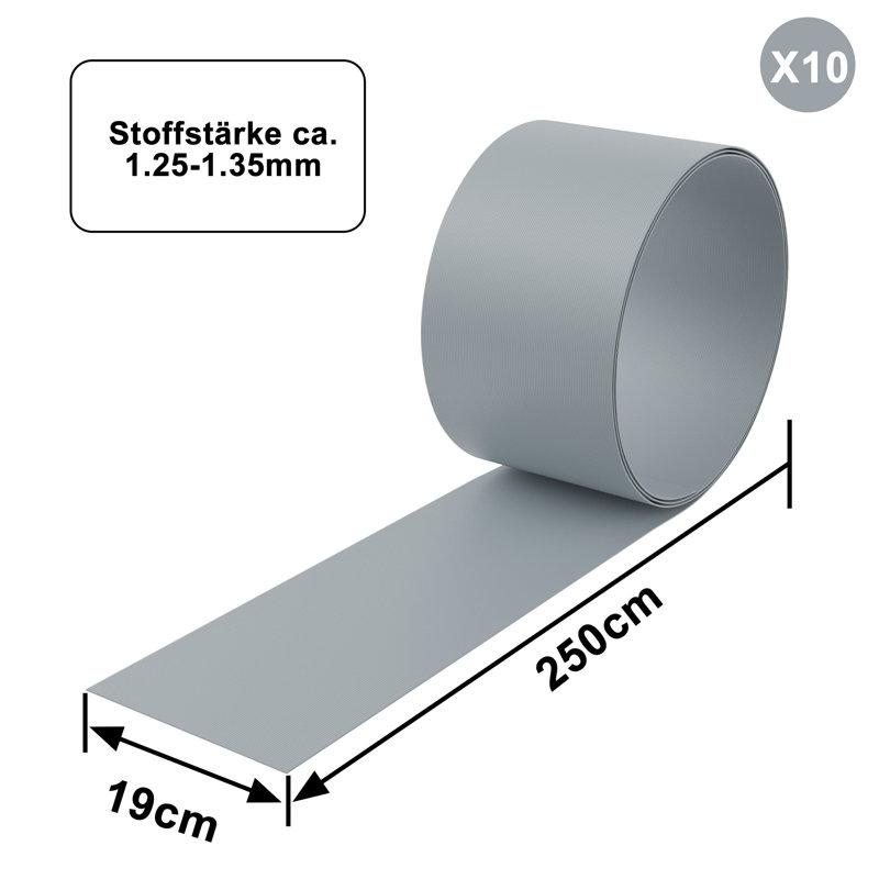 Hard PVC Privacy Screen Strips for Double Bar Fences, Wind Protection, Weatherproof, Easy to Install, Privacy Screen Fence Film Opaque for Garden Fence, Balcony