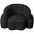 Black Boucle Fabric selected