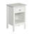  One Drawer End Table/Nightstand - White-694660314