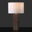 Lampe de table en travertin Vivas