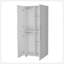 Armoire Hazel en mélamine avec 2 portes, 4 tablettes et 2 barres à vêtements-2022431085