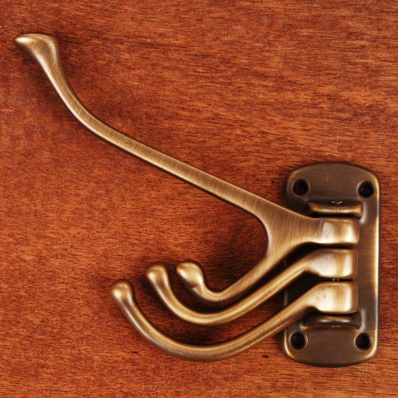 Woodward Metal Wall Wall Hook, Antique English