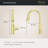 Pull Down Single Handle Kitchen Faucet-90212882