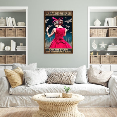 Impression sur toile, "Girl I'm Girl" sur toile