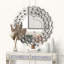 Beveled Frameless Gear Accent Wall Mirror