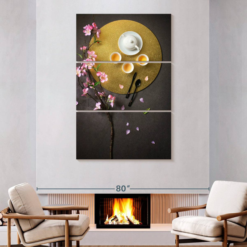 Yarlin Spring Tea Appreciation, 74" H x 48" W