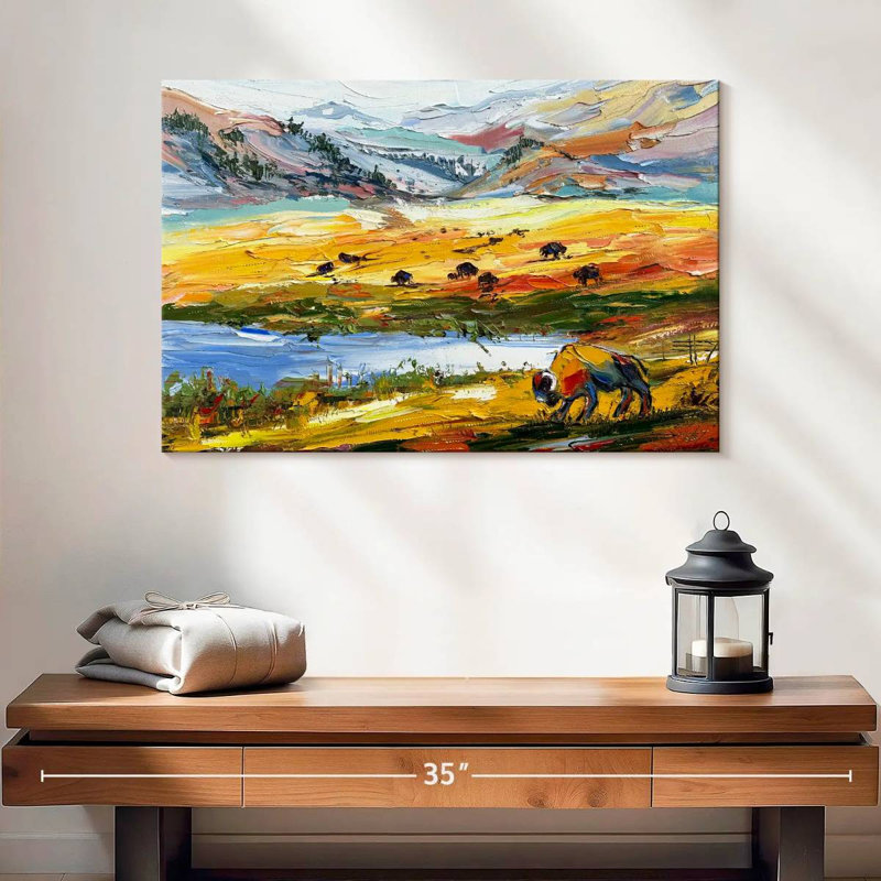 Alvord couleurs de Yellowstone, H 16 po x l 24 po