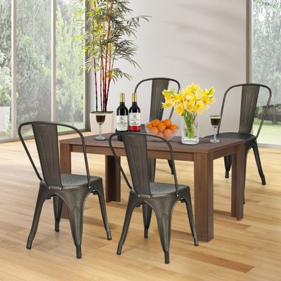 Caernarfon Slat Back Stackable Side Chair