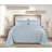 Aspen Floral Scalloped Edge Cotton Blend Coverlet / Bedspread Set-1861085152-1861085154