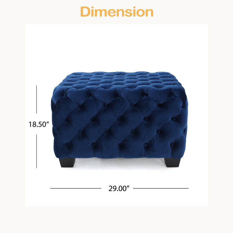 Ottoman, Navy Blue