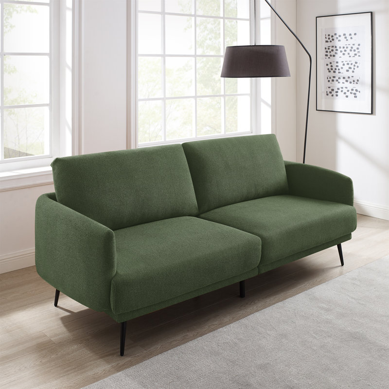 Canapé confortable et élégant de 79,5 po Kaihlani, 100 % polyester vert