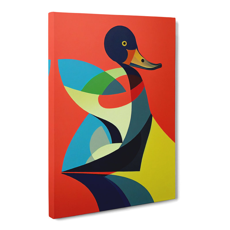 Rockvale Duck Abstract Vol.3 - Wrapped Canvas, 76cm H x 50cm W x 3cm D