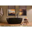 59" x 28" Freestanding Soaking Solid Surface Bathtub-887261186