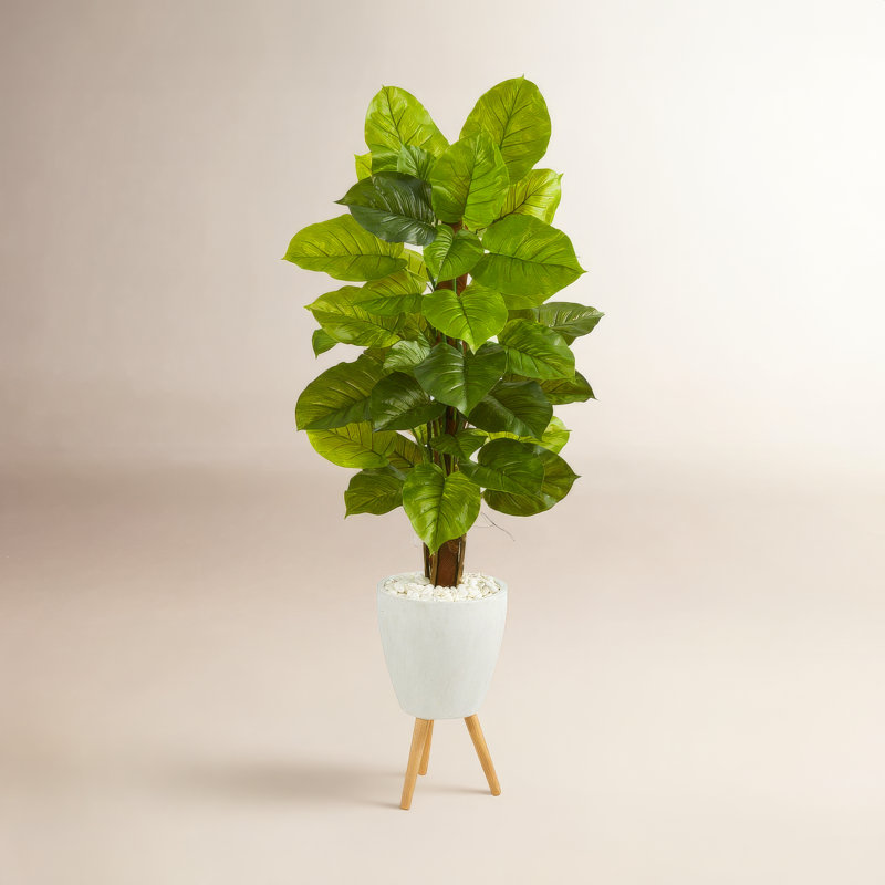 60 po. Philodendron artificiel en pot 60 po