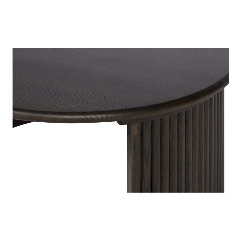 Penny Small Coffee Table Dark Brown, 15.75" H x 39" L x 39" W, Espresso