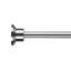 117cm Straight Adhesive Shower Curtain Pole