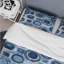 Blue Octagon Patten II - Ensemble de housse de couette moderne-109155826