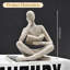 Bibliothèque, bibliothèque de penseur - Art abstrait, lecture, penseur, sculpture, figurine, esthétique, décoration de maison moderne pour le salon, bureau, tablettes, table basse, bureau, décoration