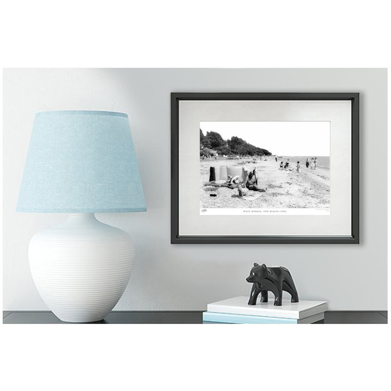 West Mersea, The Beach C1965 by Francis Frith - Single Picture Frame Print, 60cm H x 80cm W x 2.3cm D
