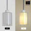 Luminaire suspendu chromé à 1 lumière Elegance