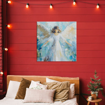 Flying Glory Angel Canvas, design by Petal Prints Design