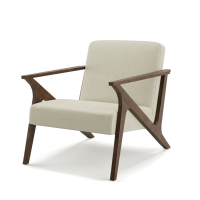Glenwillow Home 30" Wide Grove MCM Wood Frame Upholstered Accent Chair