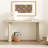 63" Beige Wood Coffee Table-462617004