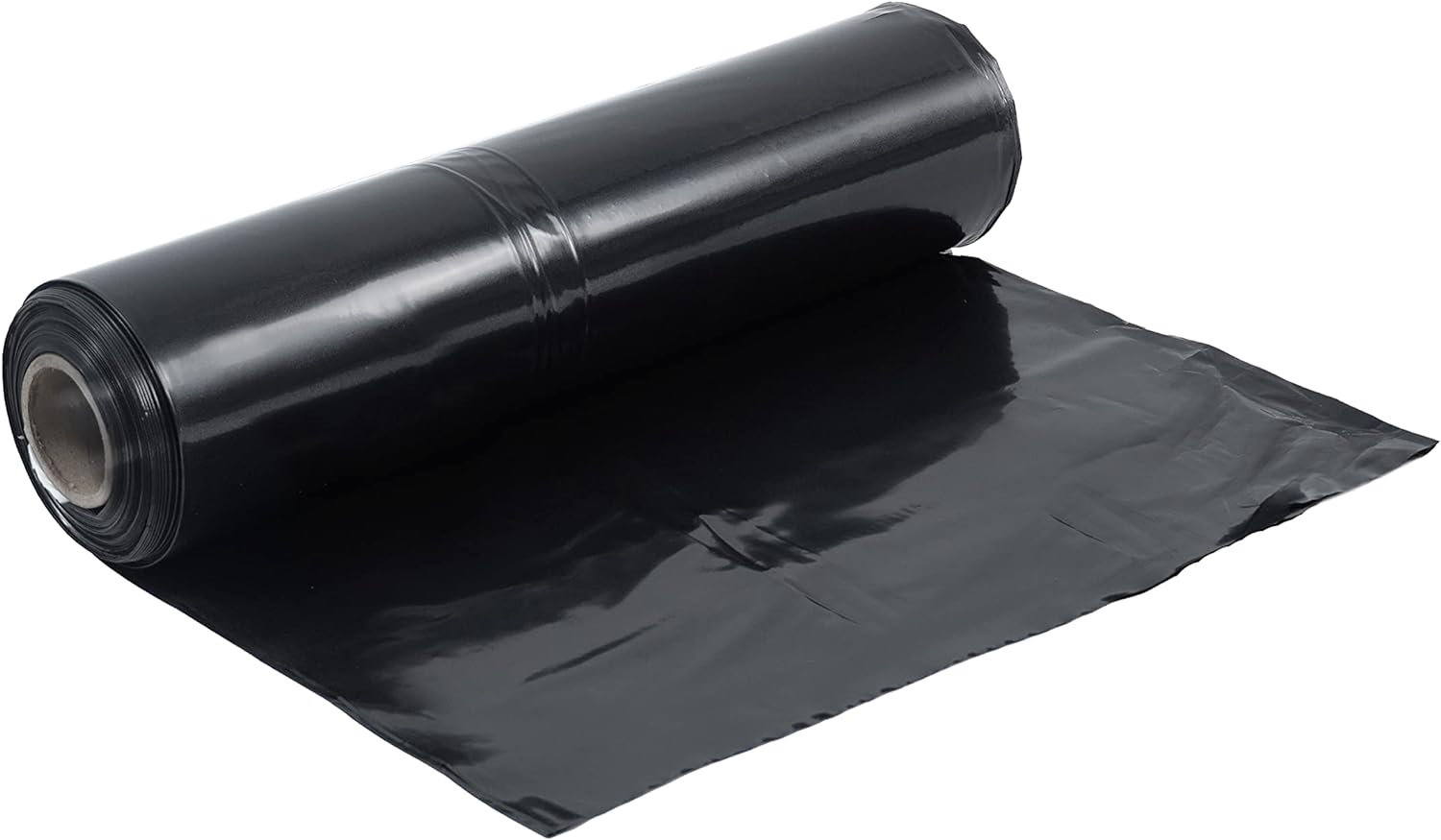 Fencer Wire 4 mil Black Plastic Sheeting Roll, HeavyDuty Plastic Sheet