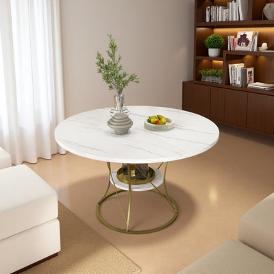 Table de salle à manger extensible de 43 pouces pour 4-6, table de cuisine de ferme extensible avec base de rangement en métal