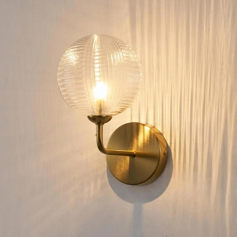 Armed Sconce, Brass